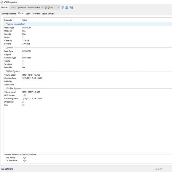X-MEN FIRST CLASS DVD Widescreen 2011 USED - Picture 7 of 9